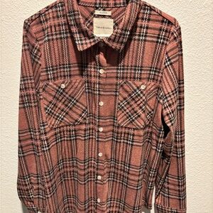 Thread & Supply Pink Plaid Shirt